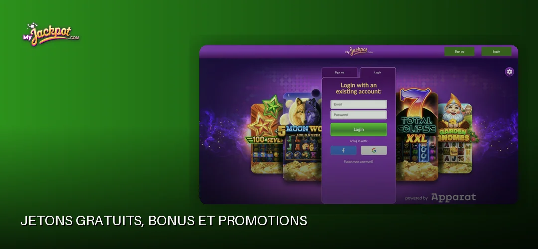 MyJackpot promotional banner